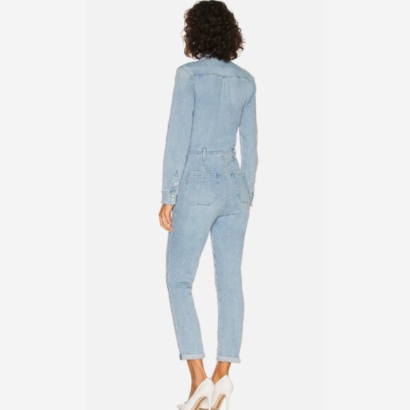 PAIGE Christy Long Sleeve Jumpsuit Color: California | Size: 4 | NWT MSRP: $349 - Picture 3 of 5